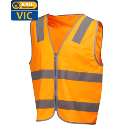 Vic Rail Approved Safety Vest D/N