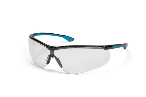 Sportstyle Safety Spec Black/ Blue, Clear