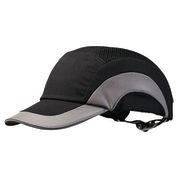Bump Cap - Standard Peak - Black/Grey
