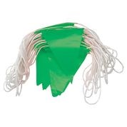 Green PVC Flag Bunting. Day Use. GREEN Flags - 30mtr