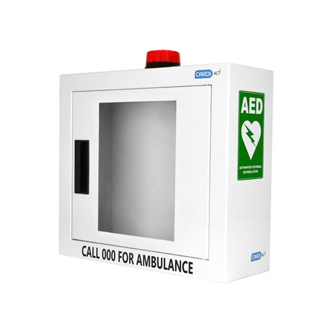 AED Wall Cabinet with Alarm and Flashing Light