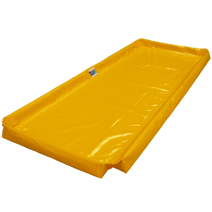 Portable Containment Bund, Triangular Foam Sidewall  (1200W x 1200L x 100H mm) - 140L