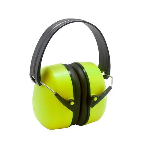 Earmuff Headband 29db Class 5 Hi Vis Yellow AS/NZS 1270 Wirra