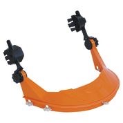 Hard Hat Browguard with Earmuff Attachment