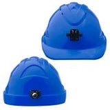 Hard Hat (V9) - VENTED, 6 Point RATCHET Harness c/w Lamp Bracket