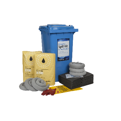 240 Litre Wheeled Bin Economy Spill Kit Refill - General Purpose