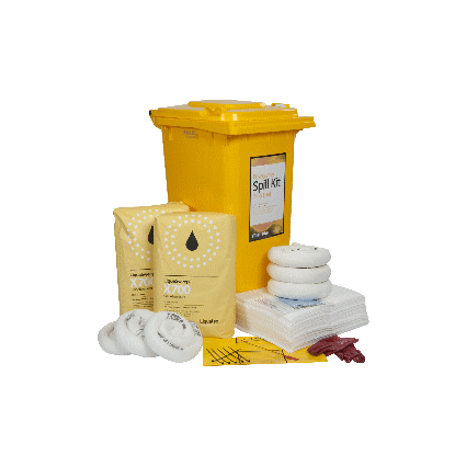 240 Litre Wheeled Bin Economy Spill Kit Refill - Oil & Fuel