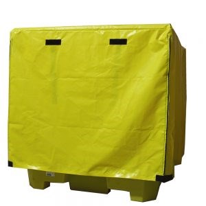 Heavy Duty Framed PVC Cover for 2 Drum Bunded Spill Pallet