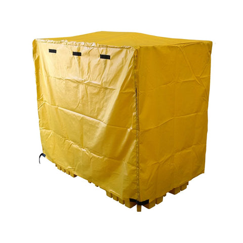 Frameless All-Weather Canvas Cover for Double IBC Spill Pallet