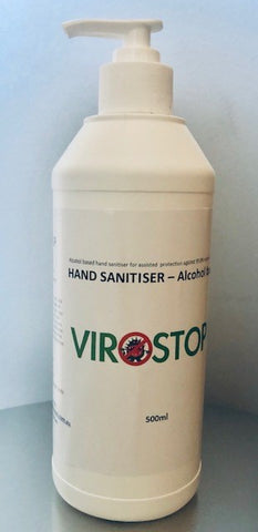 Hand Sanitiser Gel 70% Alcohol 500ml