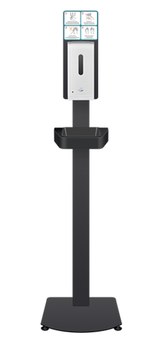 Virostop Sanitiser Dispenser stand & drip tray