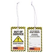 CAUTION Safety Tags. Pack of 100 - 125mm x 75mm