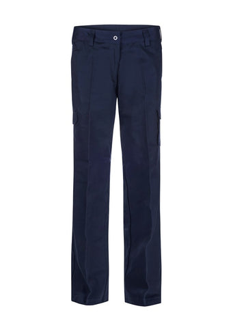 Ladies Mid-Weight Cargo Cotton Drill Trouser