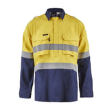 Torrent HRC2 Mens Hi-Vis Two Tone Close Front Shirt Gusset and FR Tape