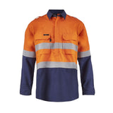 Torrent HRC2 Mens Hi-Vis Two Tone Close Front Shirt Gusset and FR Tape