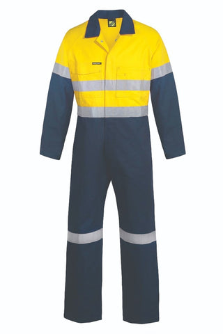 Hi-Vis Coverall Taped