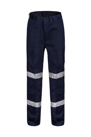 Modern Fit Mid-Weight Cargo Cotton Drill Trouser Taped